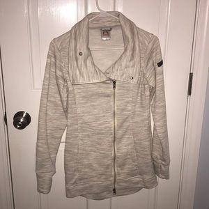 Zip up sweatshirt, Avalanche, off centered zipper